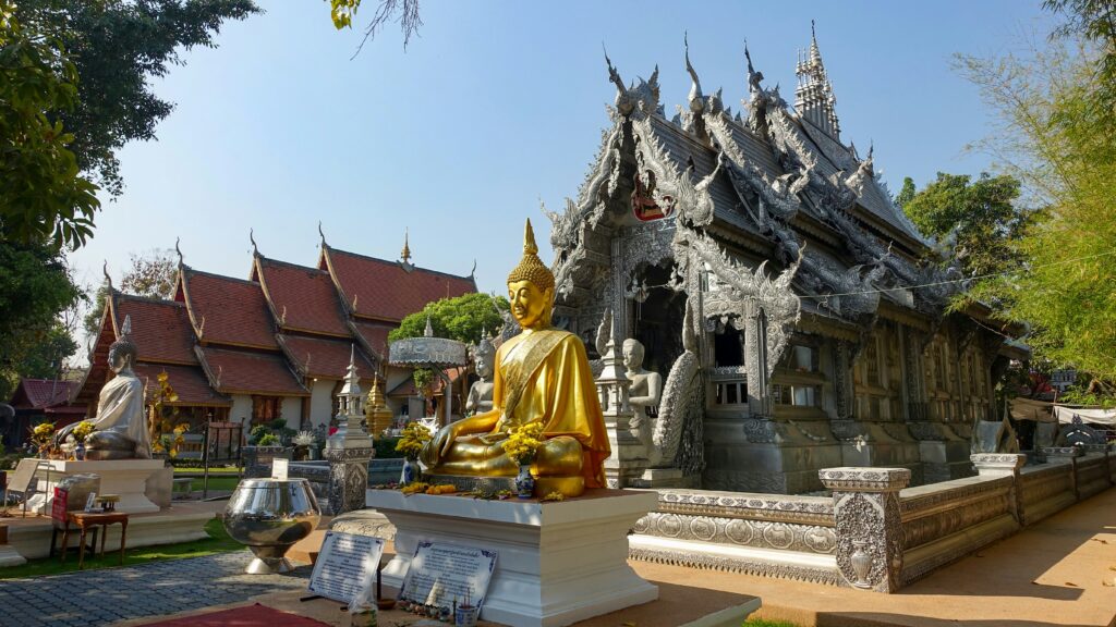 Buddhist temple in Chiang Mai, Thailand